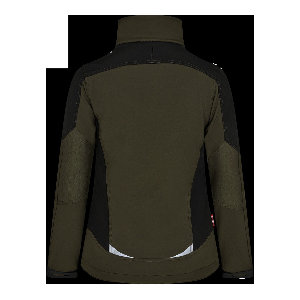 ENGEL Galaxy Damen Softshelljacke in Forest Green/Schwarz, Größe XS