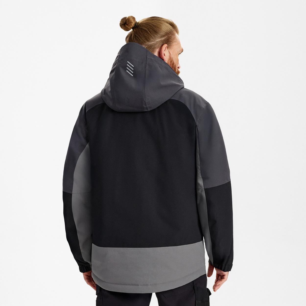 ENGEL Entire Winterjacke in Schwarz/Anthrazit Grau, Größe XS