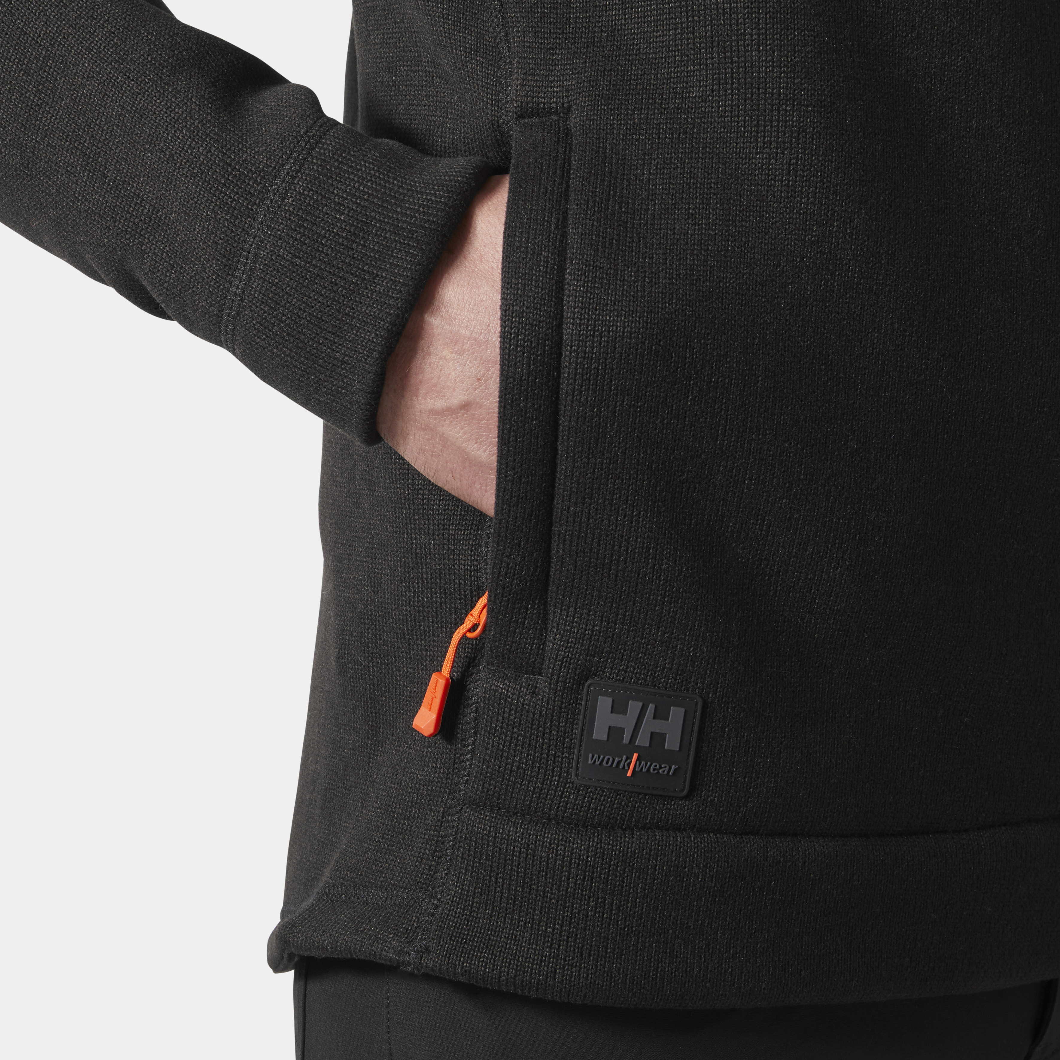 "KENSINGTON" Halfzip Knit Fleece in Black, Größe 4XL von Helly Hansen Workwear