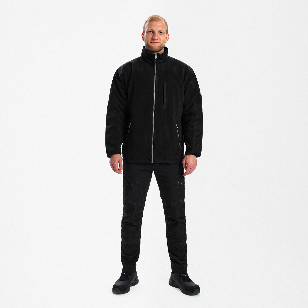 Extend Fleecejacke in Schwarz, Größe XS