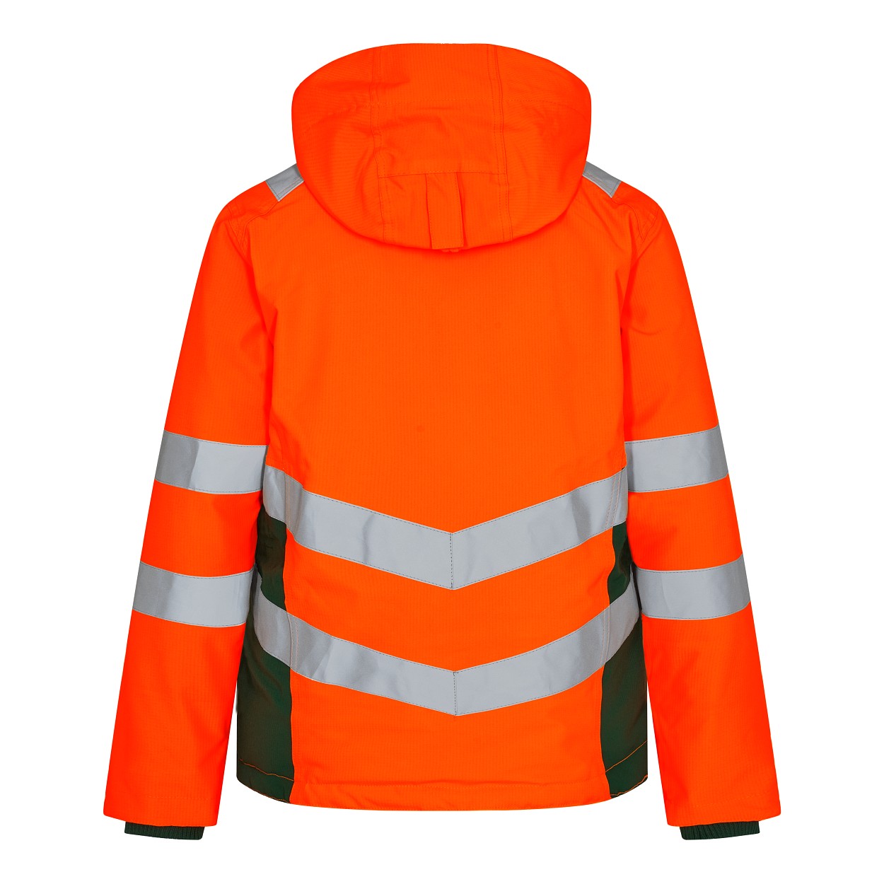 ENGEL Safety Damen Winterjacke in Orange/Grün, Größe XS