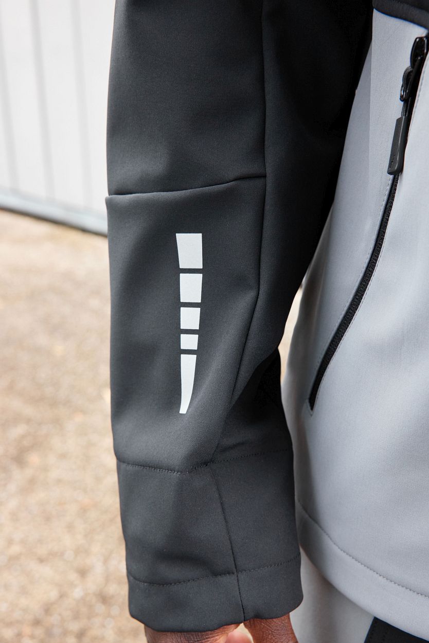 Workwear Softshell Jacket "JN1886" in White/Cement, Größe 4XL - Daiber