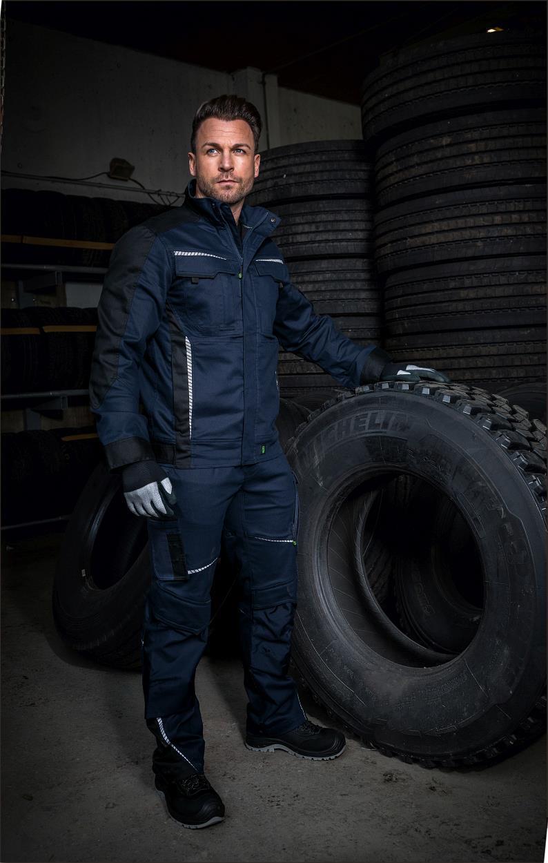 Bundhose Flex Line in Marine-Schwarz, Größe 98 von Leibwächter