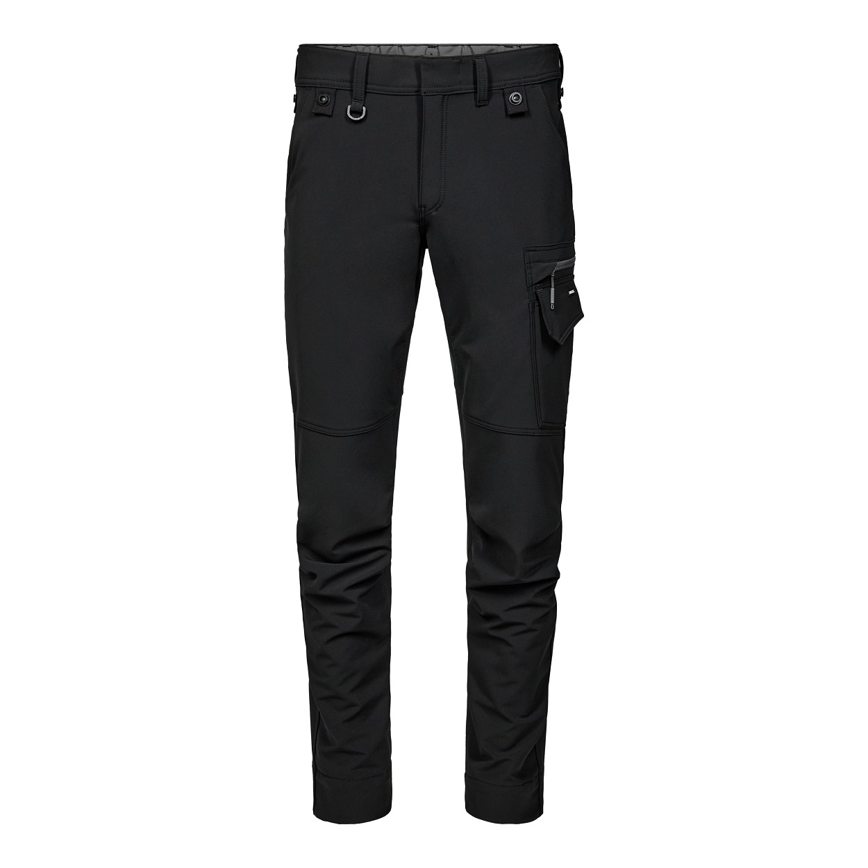 Entire Servicehose mit 4-Wege Stretch in Schwarz/Anthrazit Grau, Größe 26