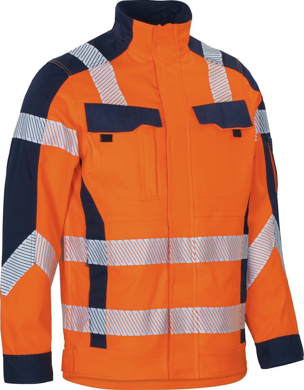 Jacke Flex-HiVis leuchtorange-marine in Gr. XXL von Vizwell