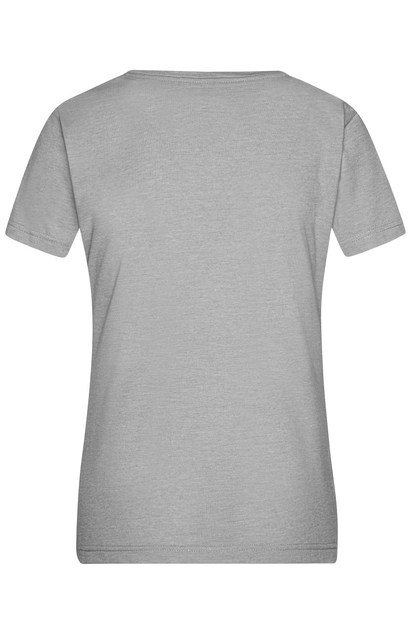 Ladies' Heather T-Shirt "JN973" in Grey-Heather, Größe 2XL - Daiber