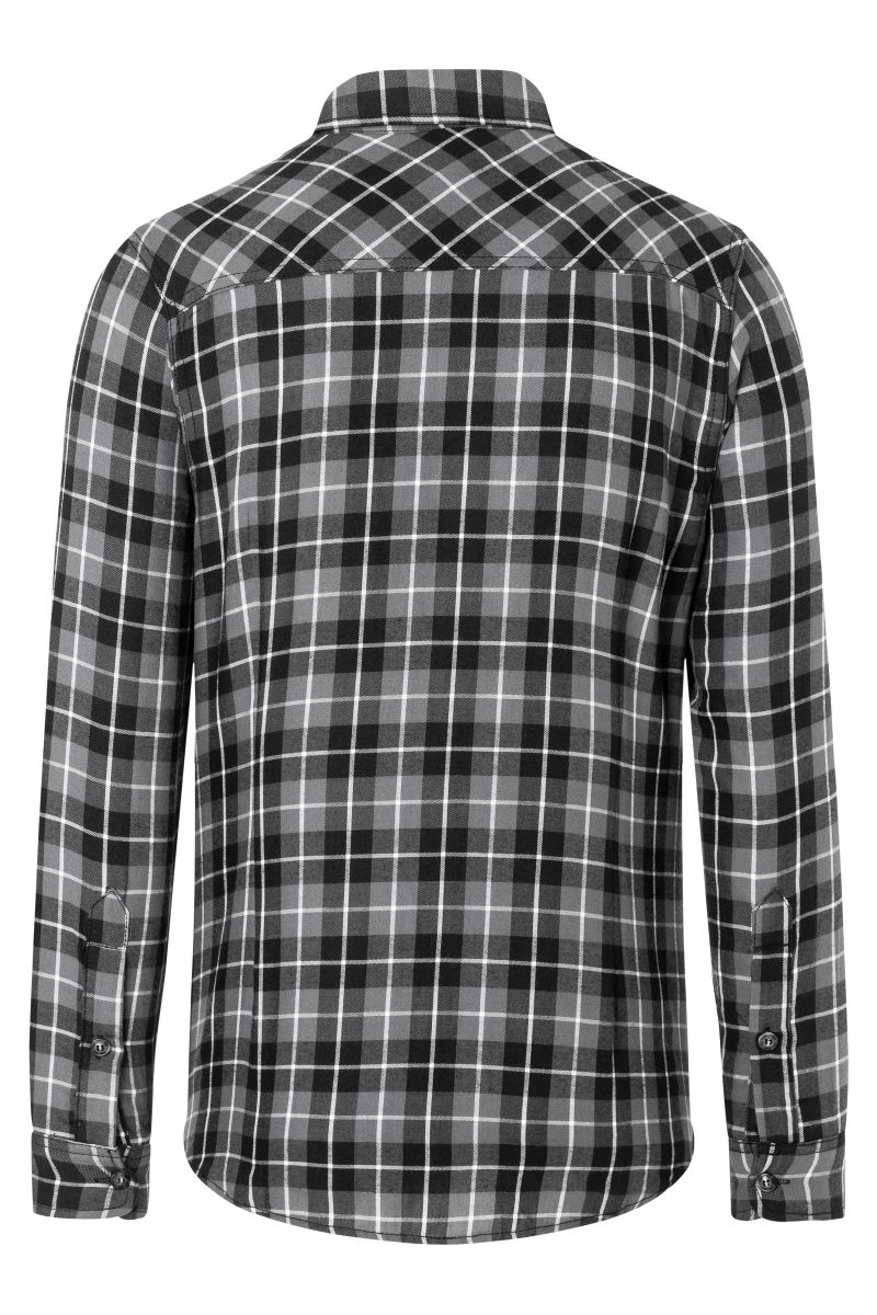 Herren Karohemd Urban-Flair Größe XL in Schwarz von Karlowsky