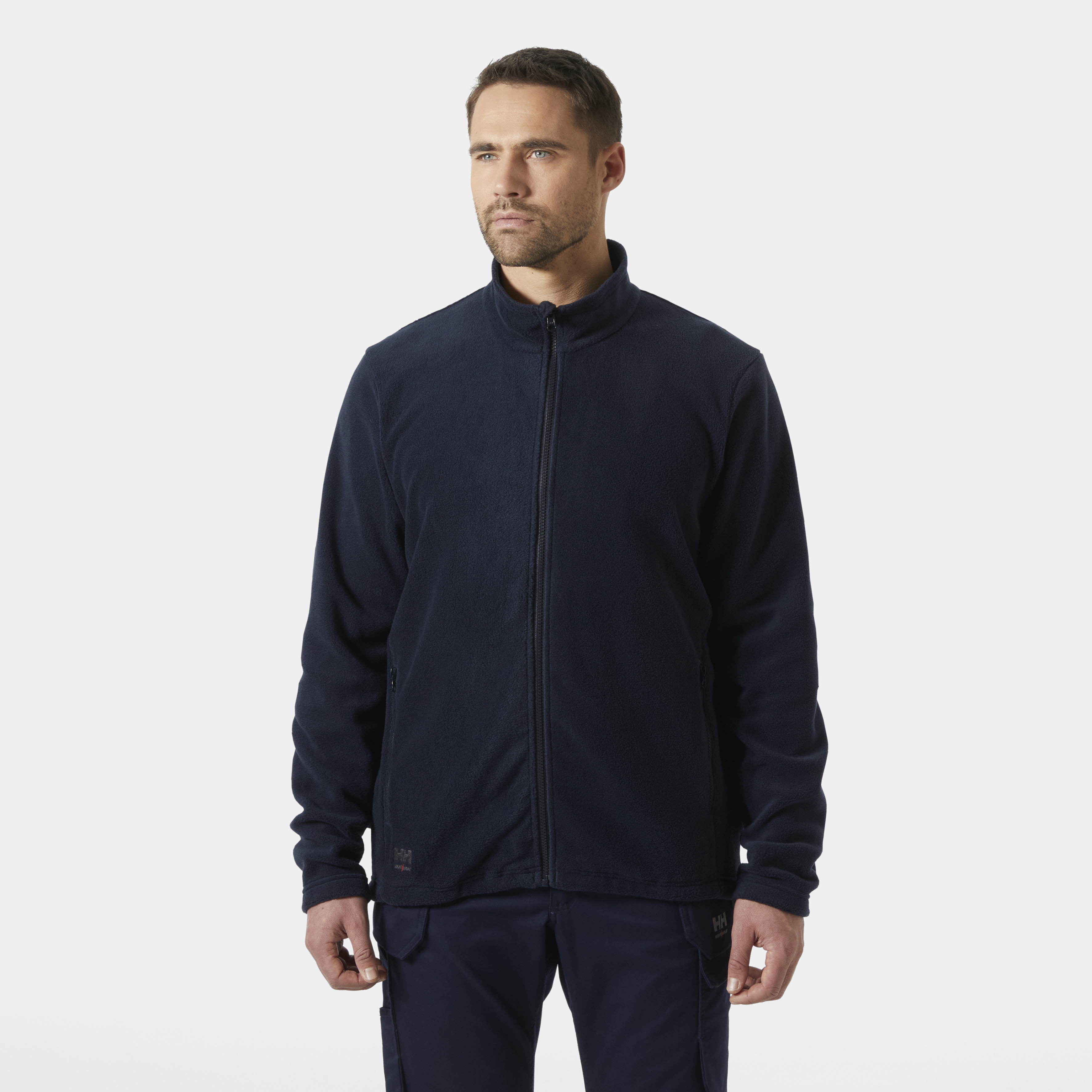 "MANCHESTER 2.0" Fleece-JKT in Navy, Größe 5XL von Helly Hansen Workwear