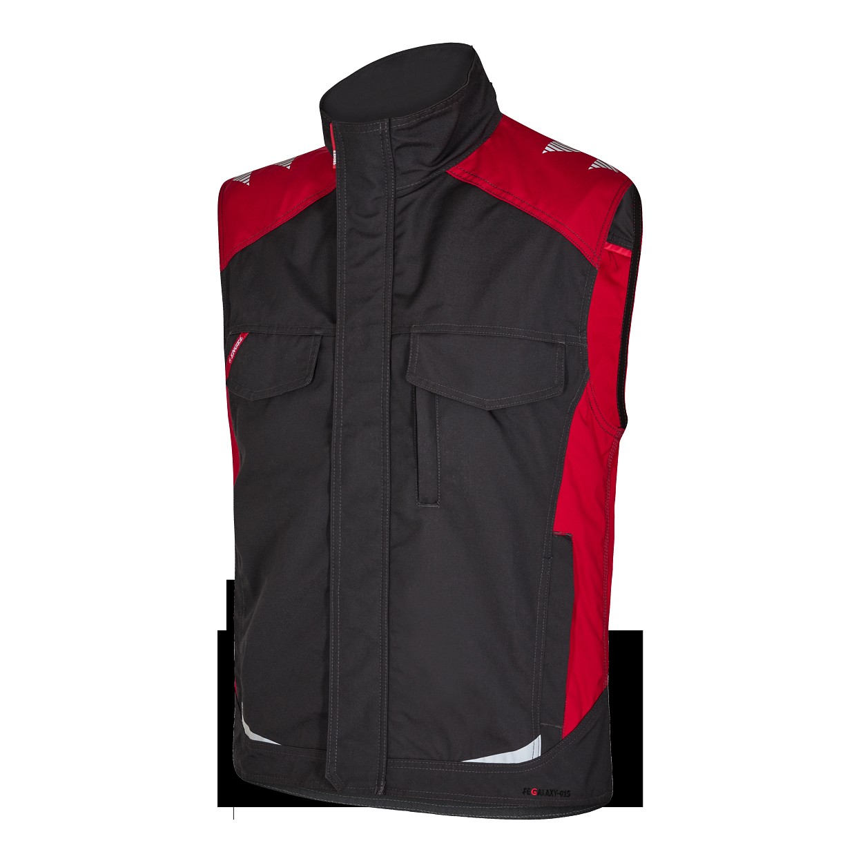 ENGEL Galaxy Serviceweste in Anthrazit Grau/Tomato Red, Größe XS