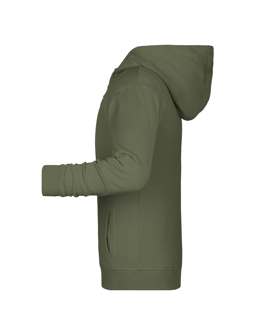 Children's Zip Hoody OCS Blended & RCS "8026K" in Olive, Größe 2XL - Daiber