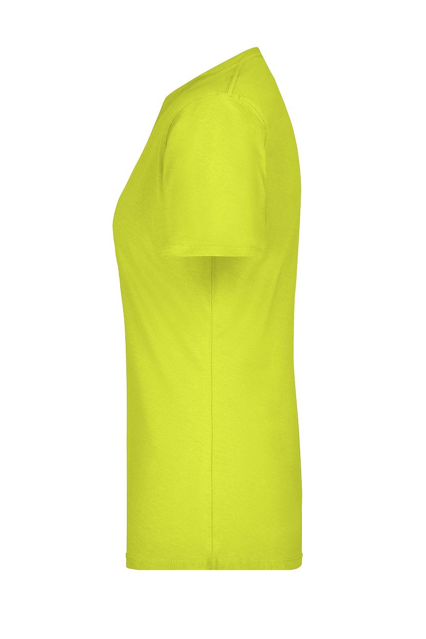 Ladies' Basic-T "JN901" in Acid-Yellow, Größe 3XL - Daiber