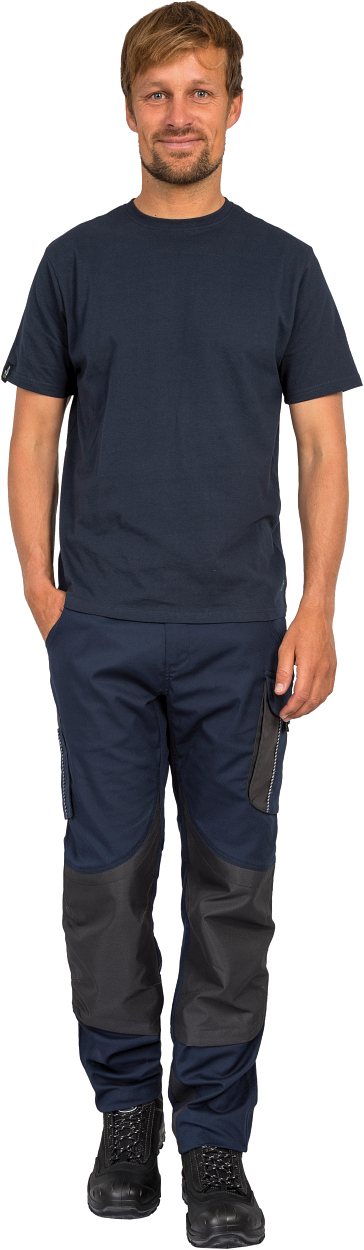 T-Shirt Rundhals "Tom" Classic Line Marine LWTR, Gr. 2XL von Leibwächter