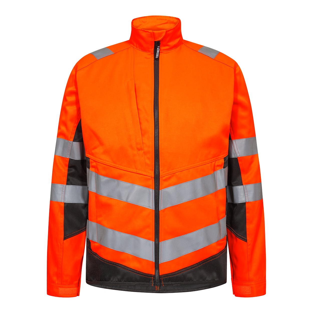 ENGEL Safety Light Arbeitsjacke in Orange/Anthrazit Grau, Größe XS