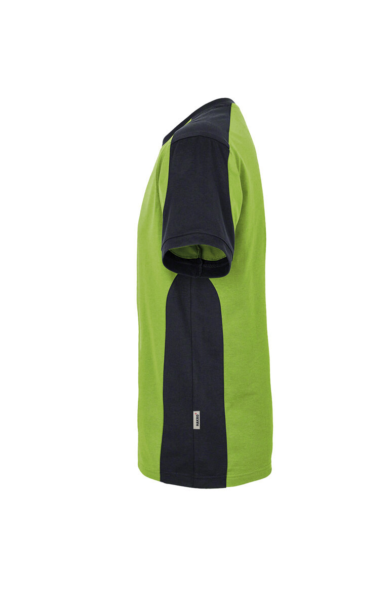 HAKRO 290 T Shirt Contrast MIKRALINAR® in kiwi/anthrazit, Größe 2XS