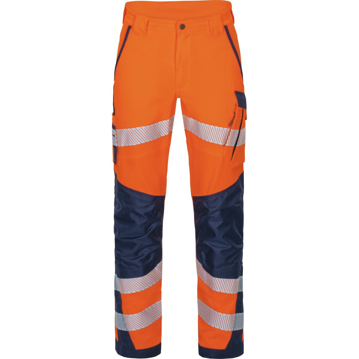 Bundhose Flex-HiVis leuchtorange-marine von Vizwell Bundhose Flex-HiVis leuchtorange-marine von Vizwell