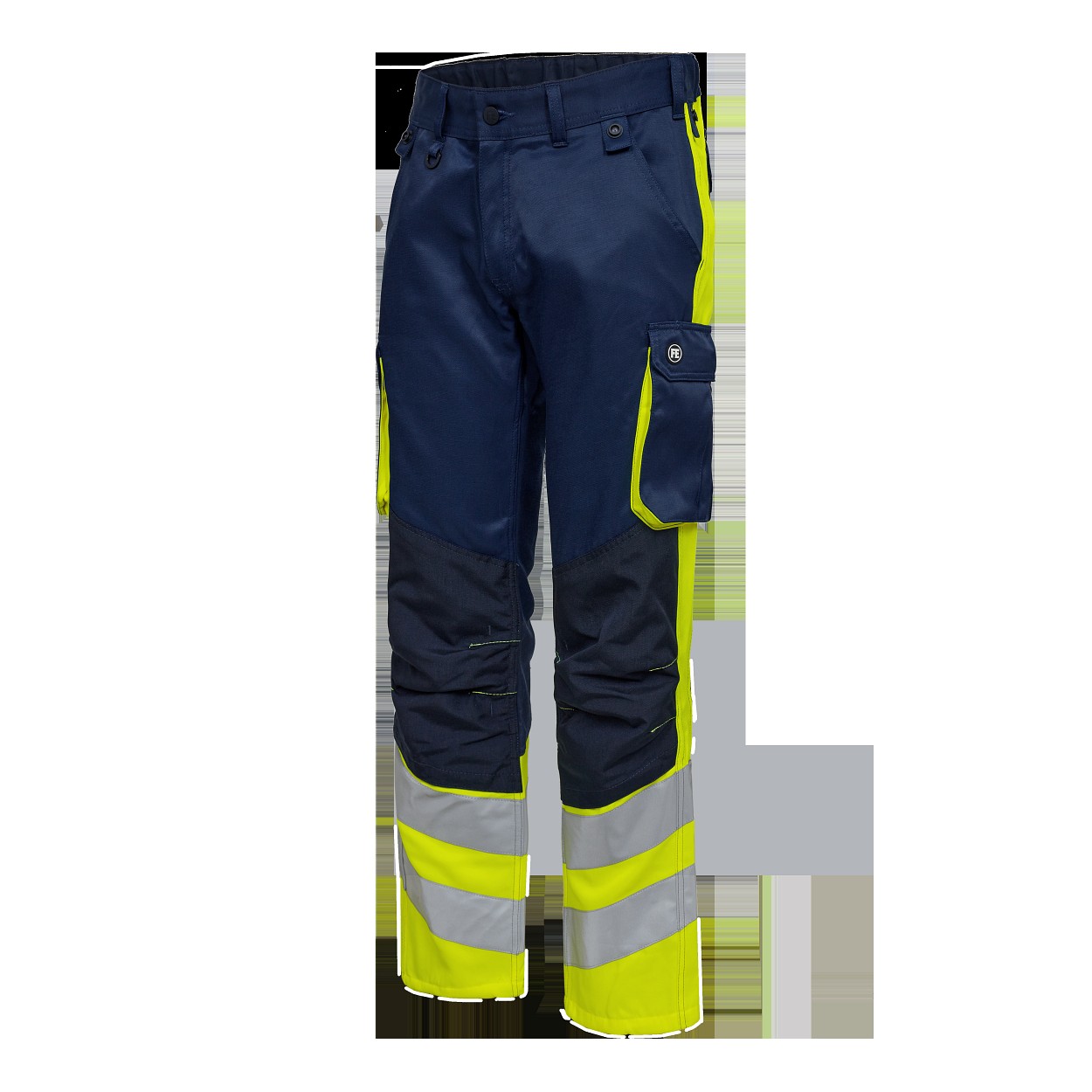 ENGEL Safety Light Arbeitshose in Blue Ink/Gelb, Größe 106