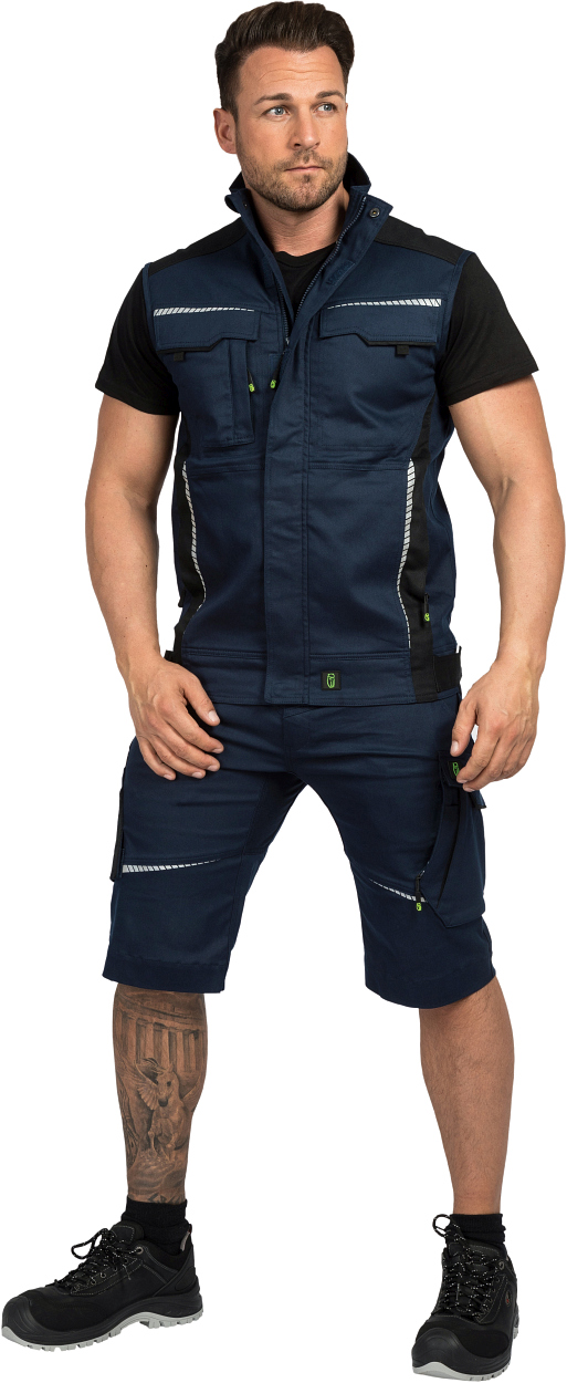 Weste Flex Line Marine/Schwarz FLEXV, Gr. 3XL von Leibwächter Weste FLEXV30 Flex Line in Marine/Schwarz, Gr. 7XL von Leibwächter