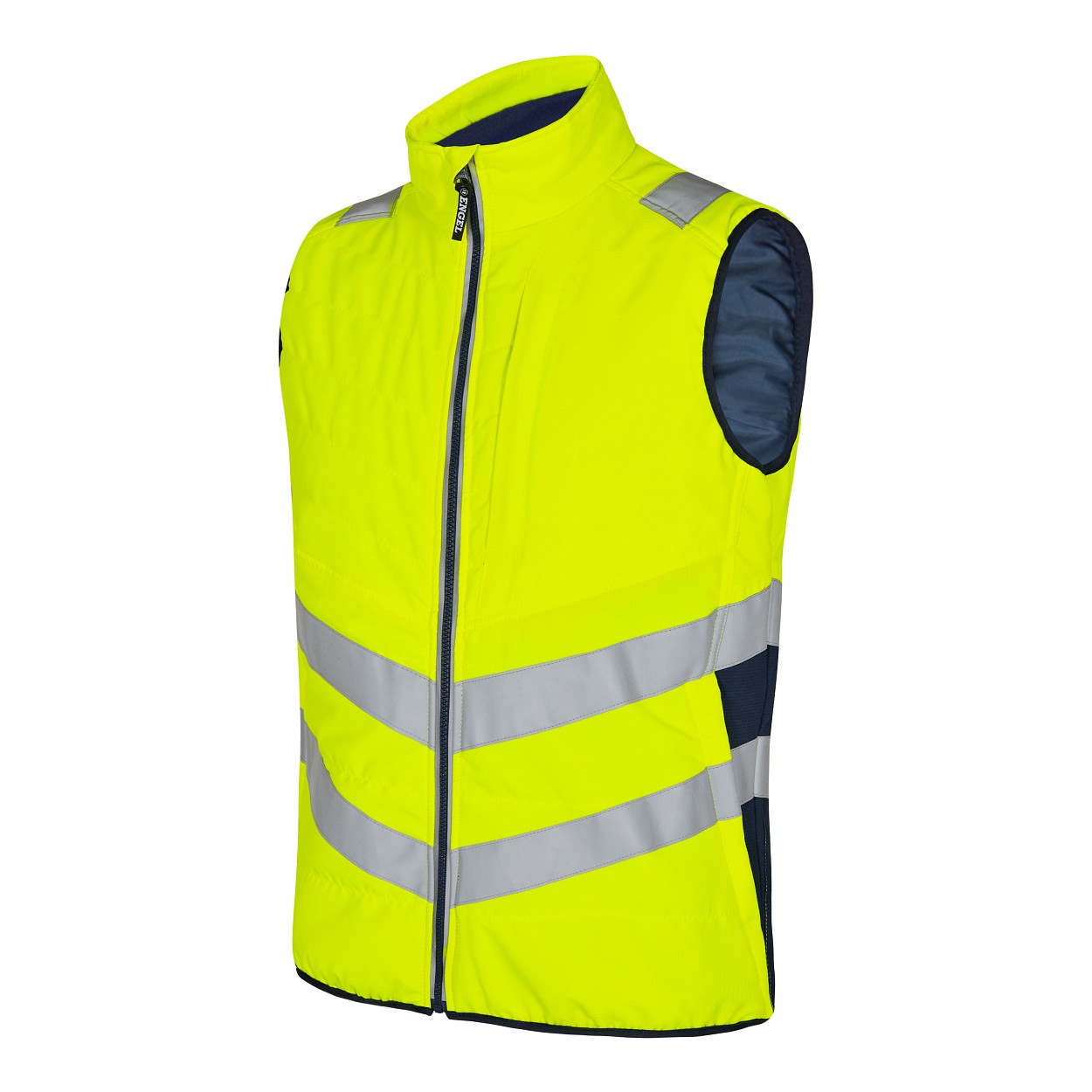 ENGEL Safety Stepp-Innenweste in Gelb/Blue Ink, Größe XS