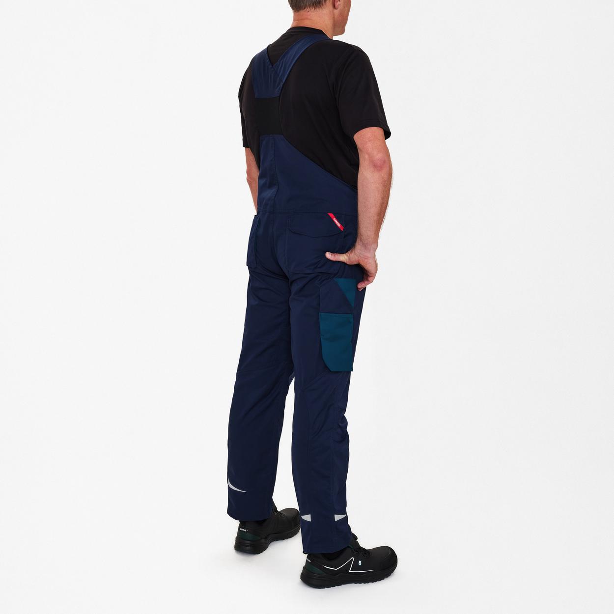 ENGEL Galaxy Light Latzhose in Blue Ink/Dark Petrol, Größe 106