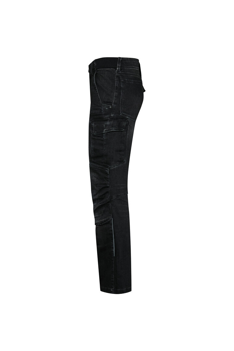 HAKRO 734S Worker Jeanshose Dyneema® X Stretch ECO "kurz" in schwarz, Größe 6XL