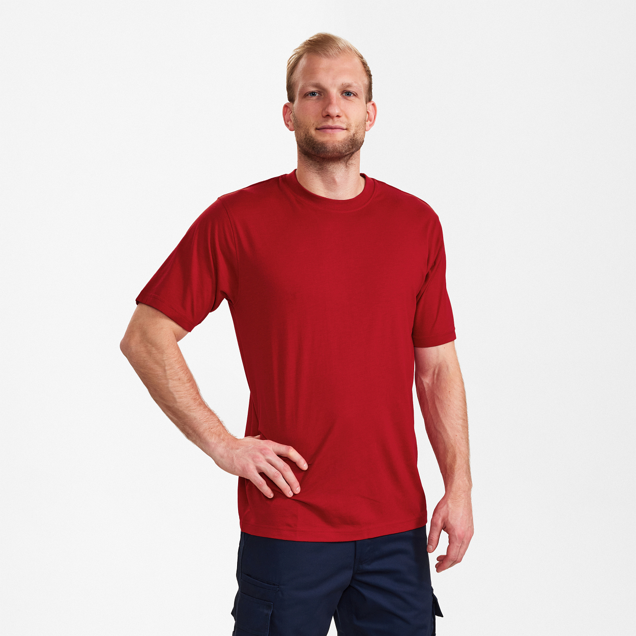 ENGEL Extend T-Shirt in Tomato Red, Größe XS