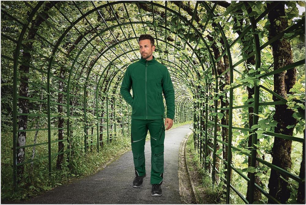 Bundhose Flex Line in Grün-Schwarz, Gr. 98 von Leibwächter