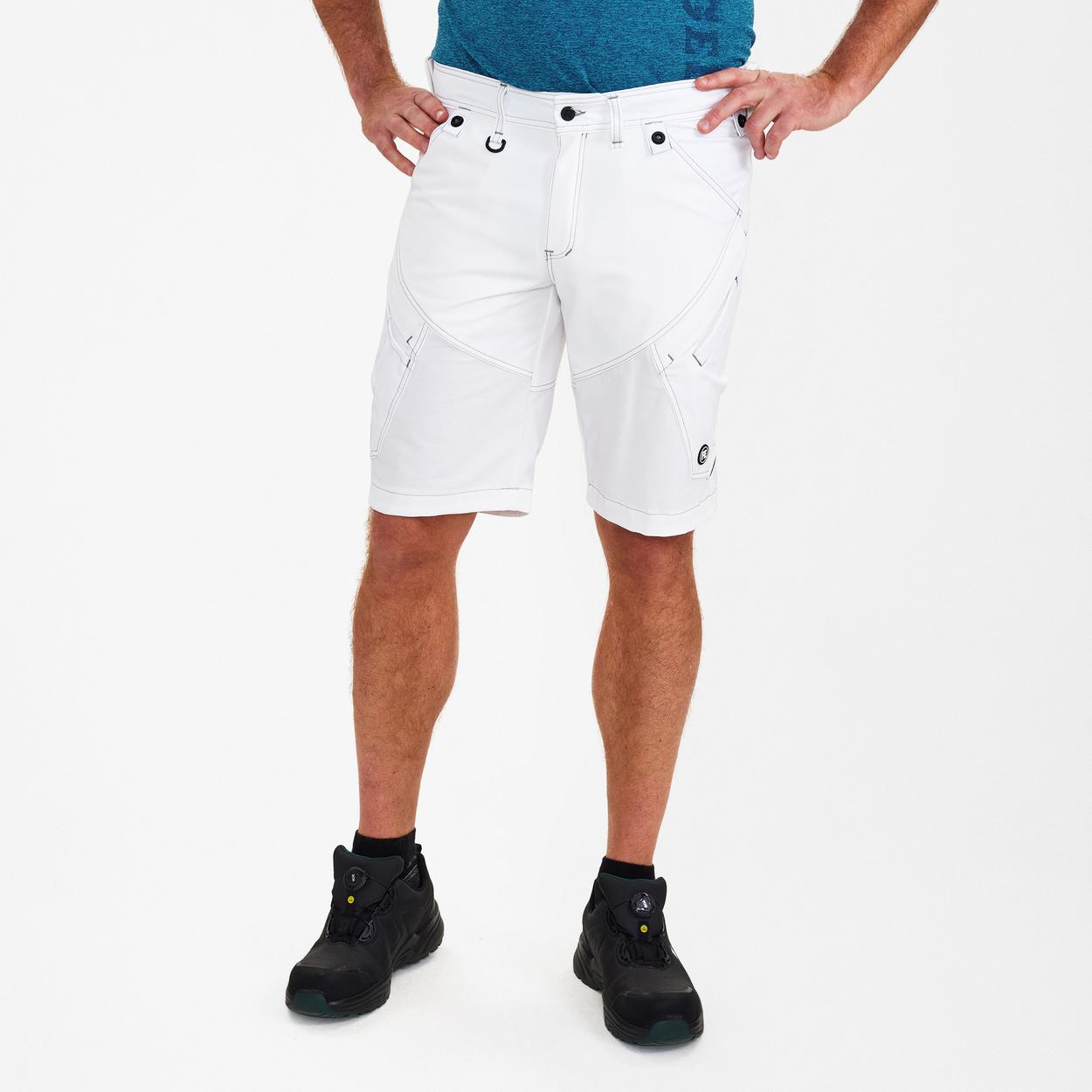 ENGEL X-treme Arbeitsshorts mit 4-Wege-Stretch in Weiss, Größe 54