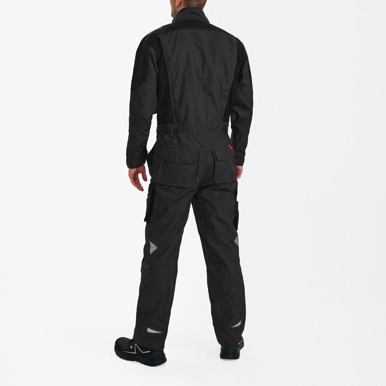 ENGEL Galaxy Overall in Anthrazitgrau/Schwarz, Größe XS