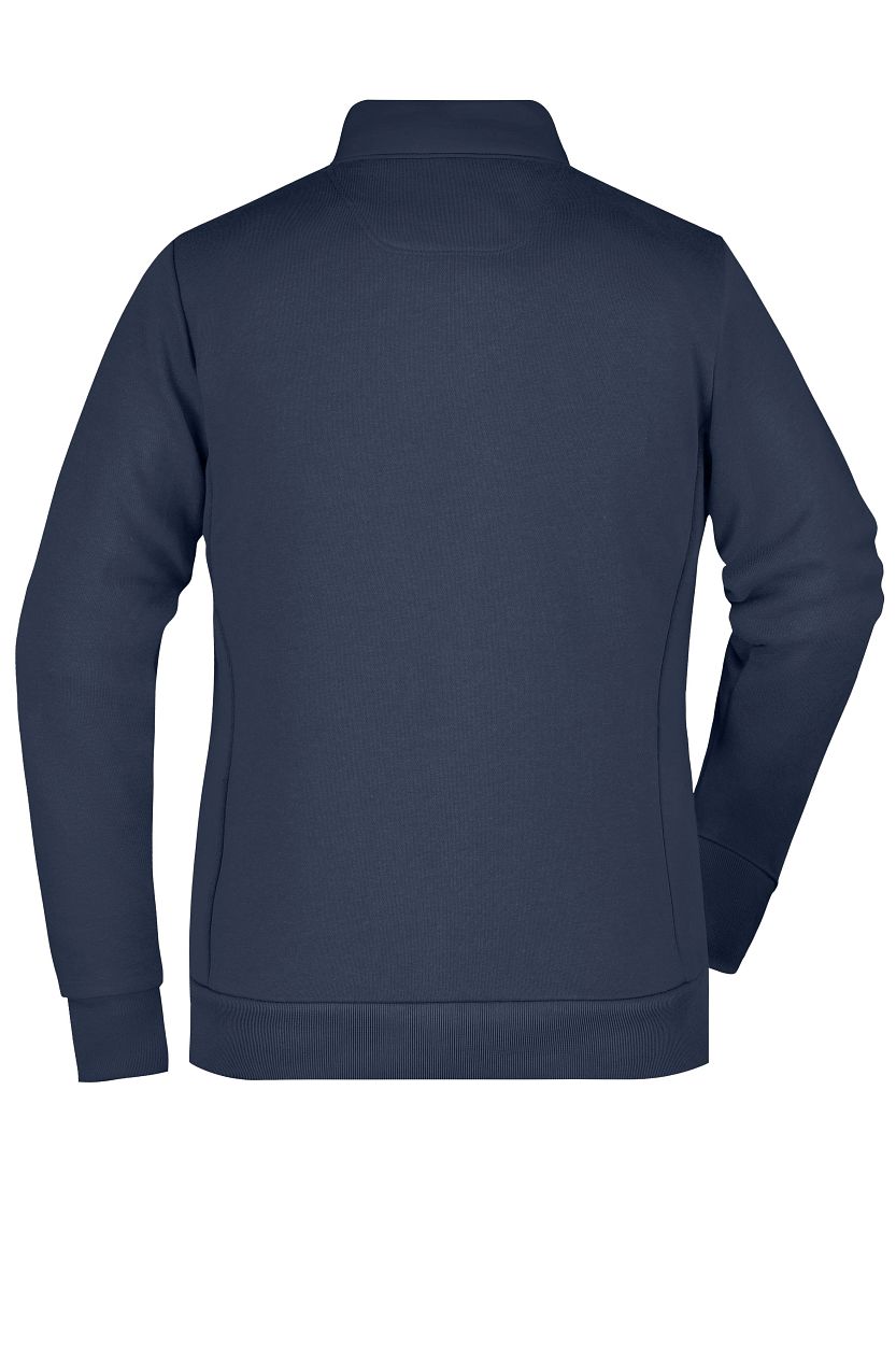 Ladies' Hybrid Sweat Jacket "JN1123" in Navy, Größe 2XL - Daiber