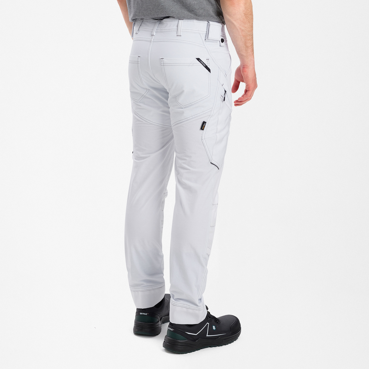 ENGEL X-treme Handwerkerhose mit 4-Wege-Stretch in Weiss, Größe 26