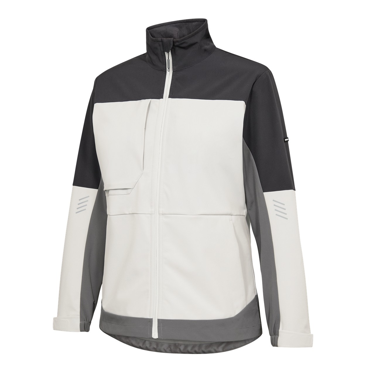 ENGEL Entire Damen Softshelljacke in Bone White / Anthracite Grey, Größe XS