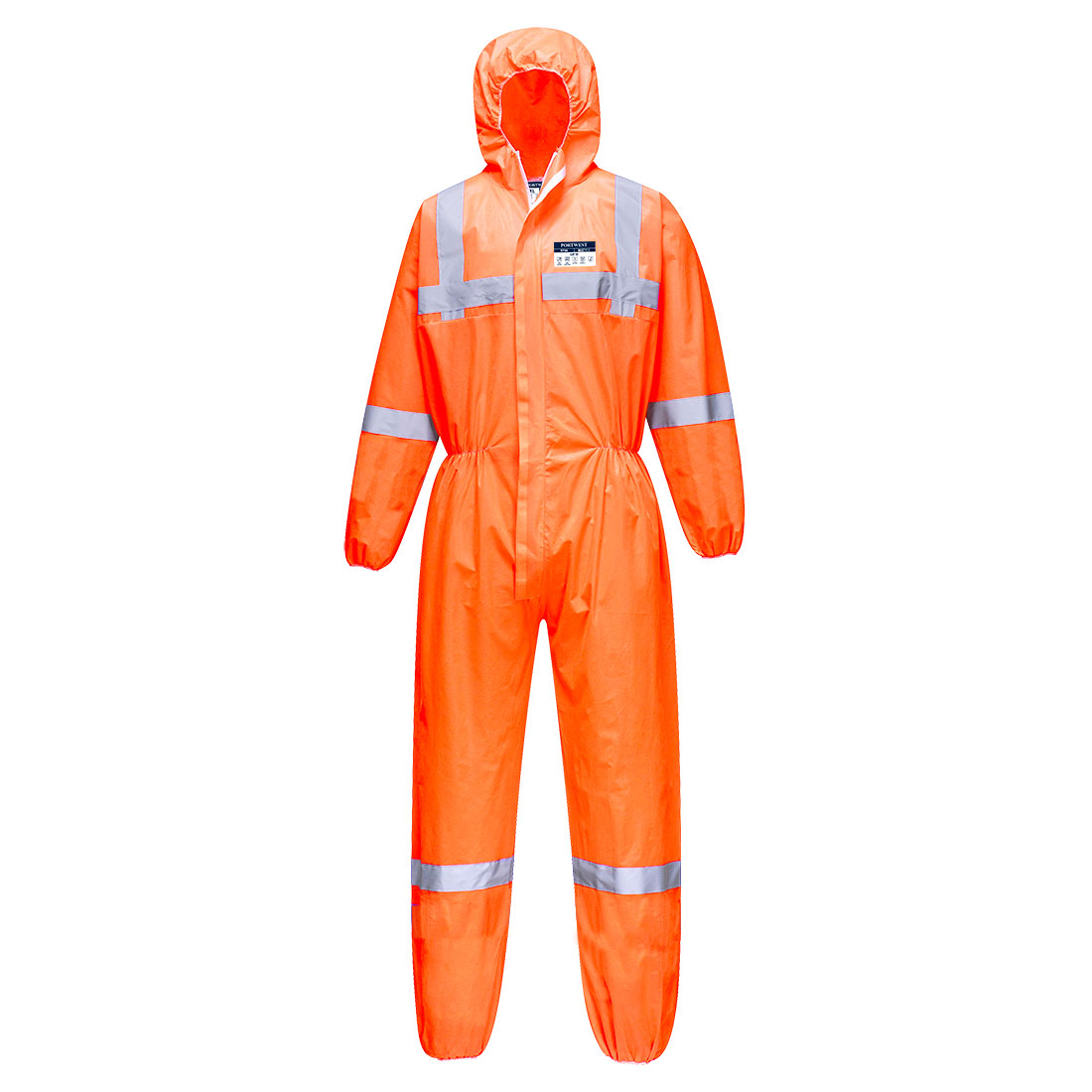 Antistatik VisTex Chemikalien SMS Overall ST36 in Orange, Größe XL von Portwest