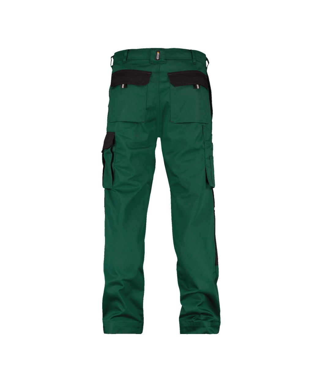 Zweifarbige Arbeitshose mit Kniepolstertaschen "DASSY® Boston" in FLASCHENGRÜN/SCHWARZ, Größe 58 - langer Schritt PESCO61