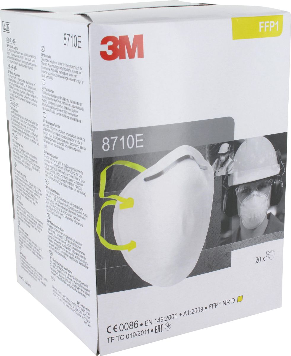 3M FFP1 Schutzmaske (20 Stück) ohne Ausatemventil - 3M