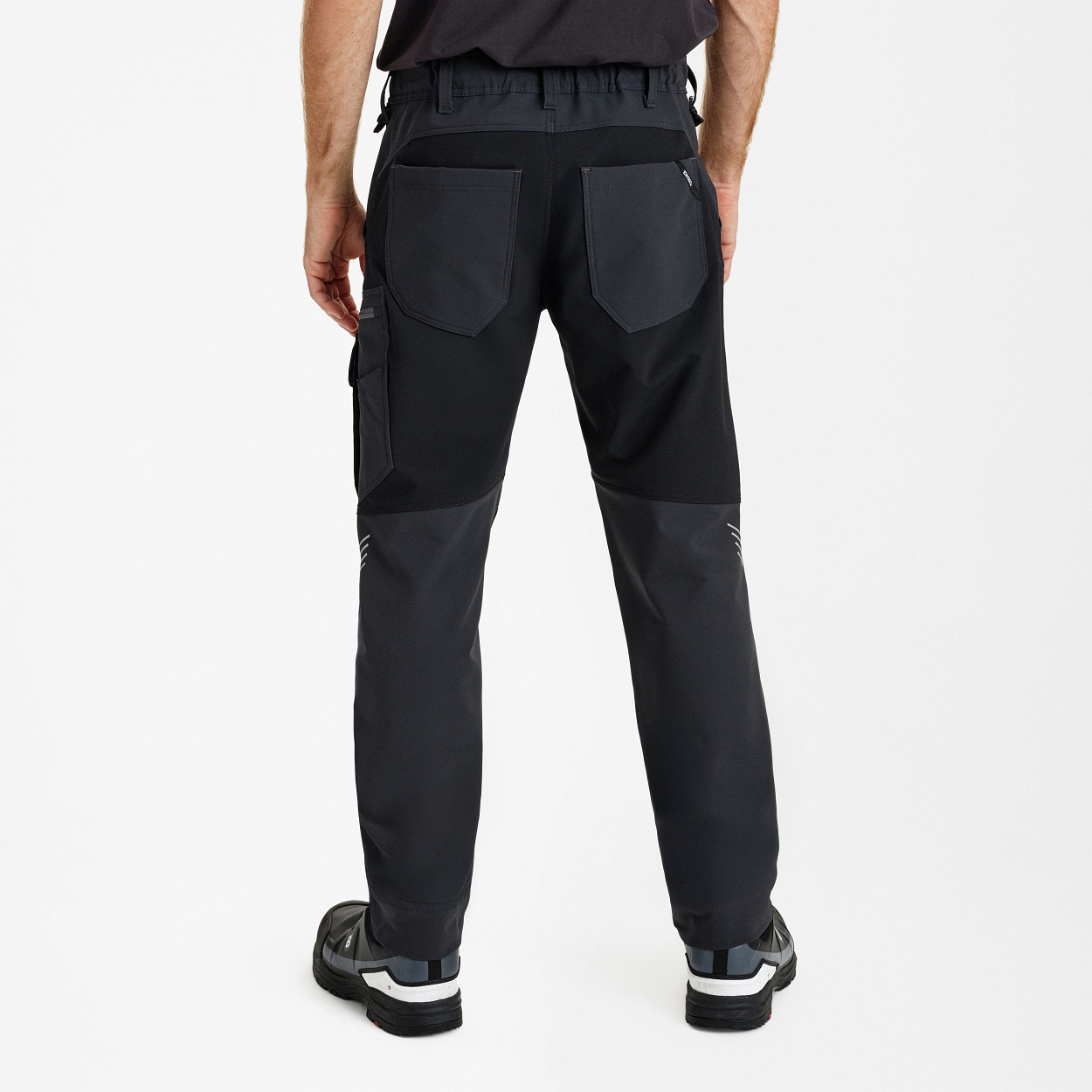 ENGEL Entire Servicehose mit 4-Wege Stretch in Anthrazitgrau/Schwarz, Größe 26