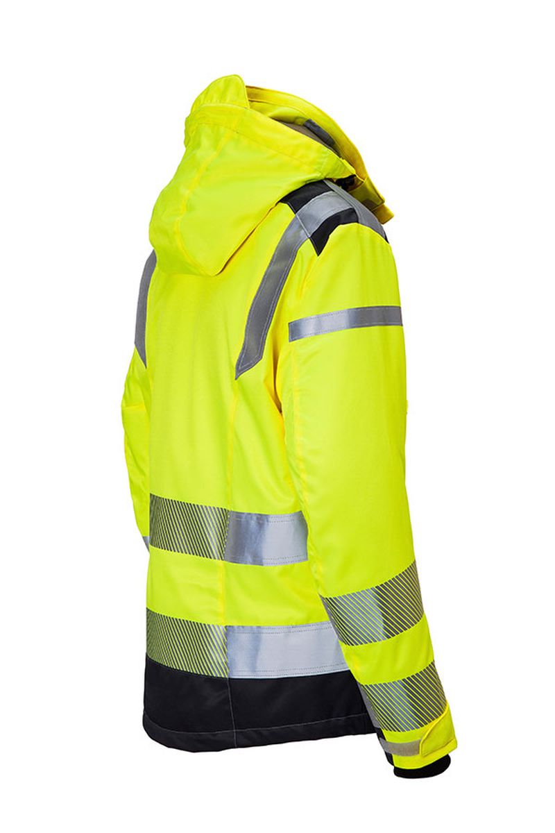 KÜBLER REFLECTIQ Wetterjacke SYMPATEX® PSA 2 KÜBLER REFLECTIQ Wetterjacke SYMPATEX® PSA 2 in Warnrot / Schwarz, Größe 4XL