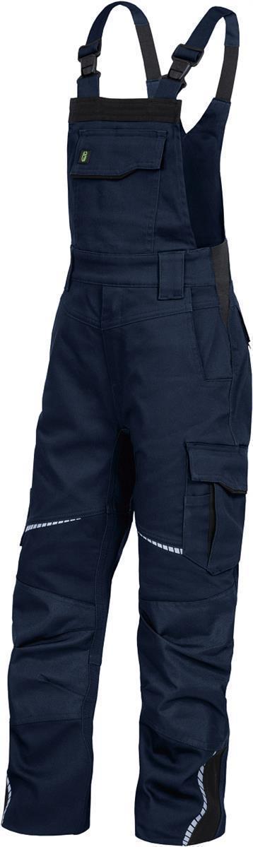 Kinder-Latzhose Flex Line Marine/Schwarz FLXKL, Gr. 158/ von Leibwächter