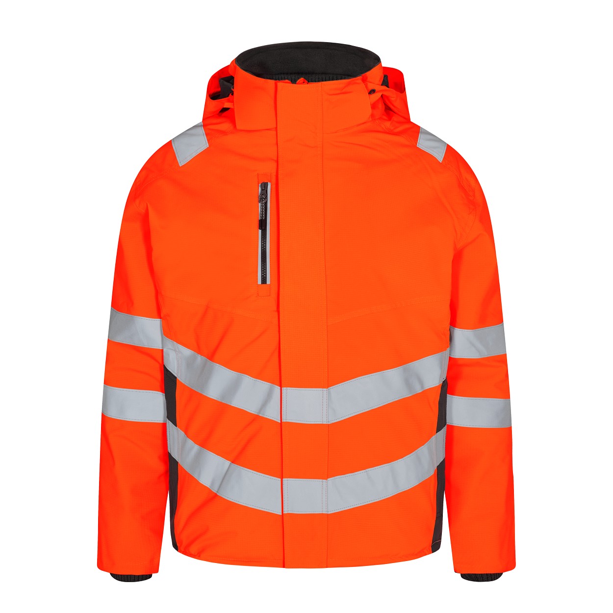 ENGEL Safety Winterjacke in Orange/Anthrazit Grau, Größe XS