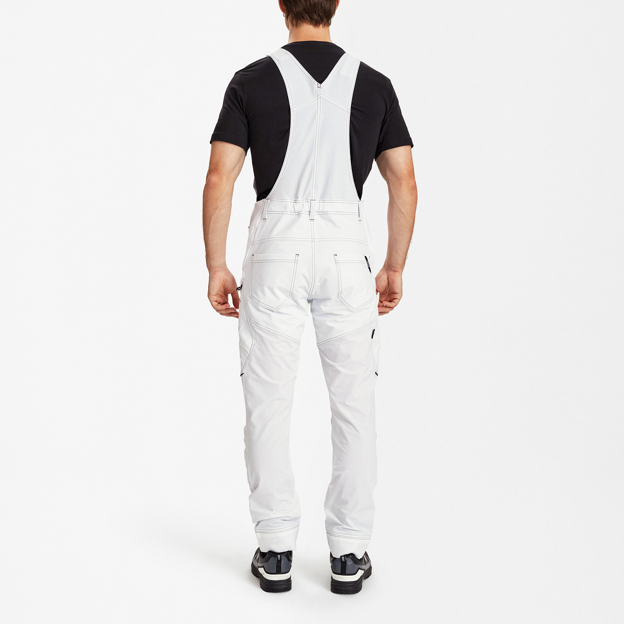 ENGEL X-treme Latzhose mit 4-Wege-Stretch in Weiss, Größe 26