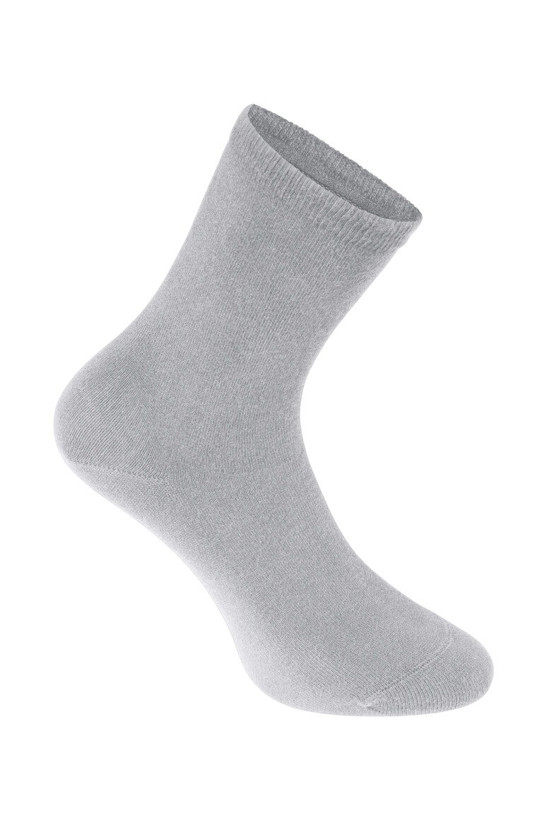 HAKRO 975 Socken Essentials in Grau meliert, Größe L