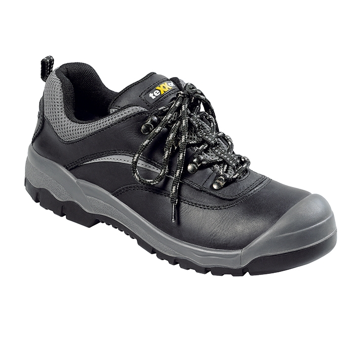 teXXor® S3-Sicherheitshalbschuhe PERPIGNAN in Schwarz / Grau, Gr. 45