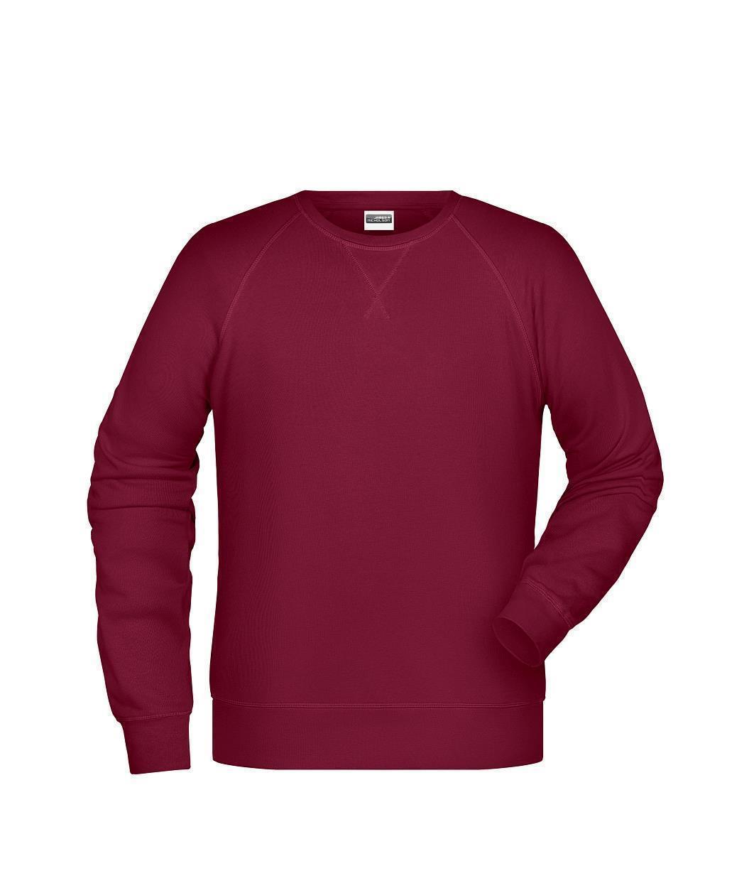 Men's Sweat OCS Blended & RCS "8022" in Wine, Größe 5XL - Daiber