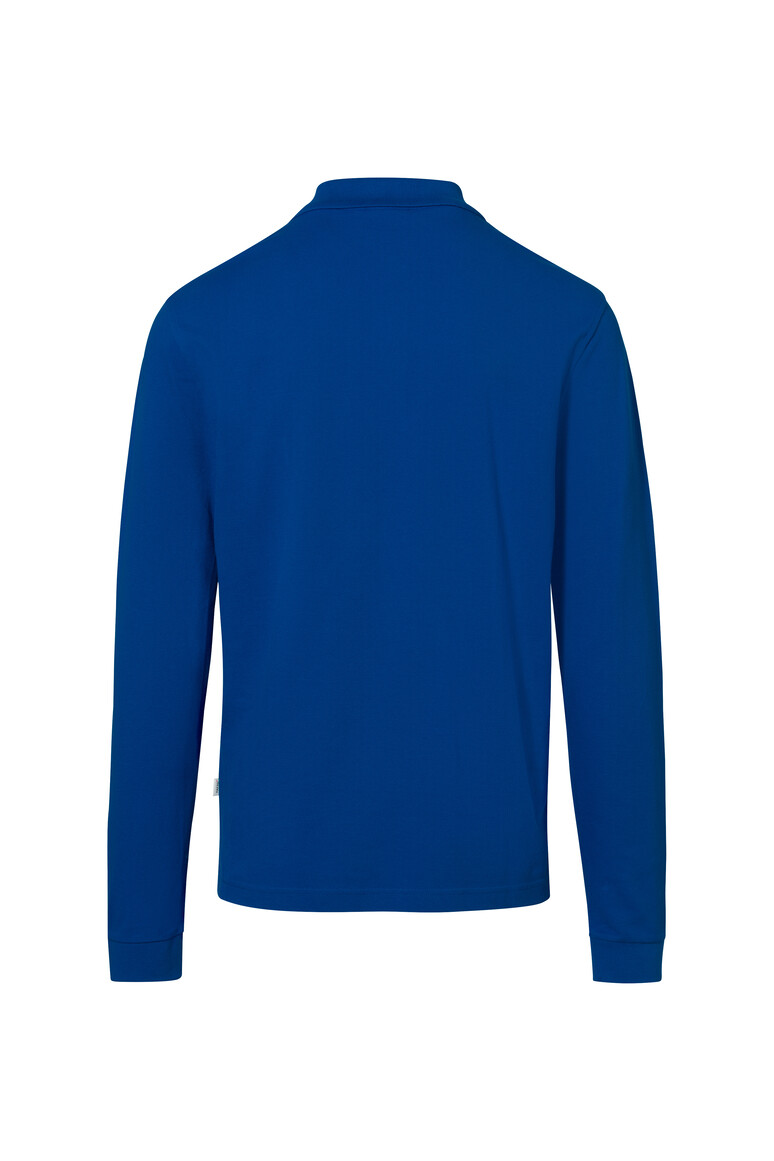 HAKRO 817 Pocket-Longsleeve-Polo MIKRALINAR® ECO in Royalblau, Größe 6XL