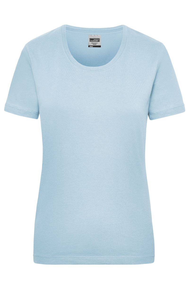 JN802 Workwear T-Shirt Women in Light-Blue, Größe XL von James & Nicholson