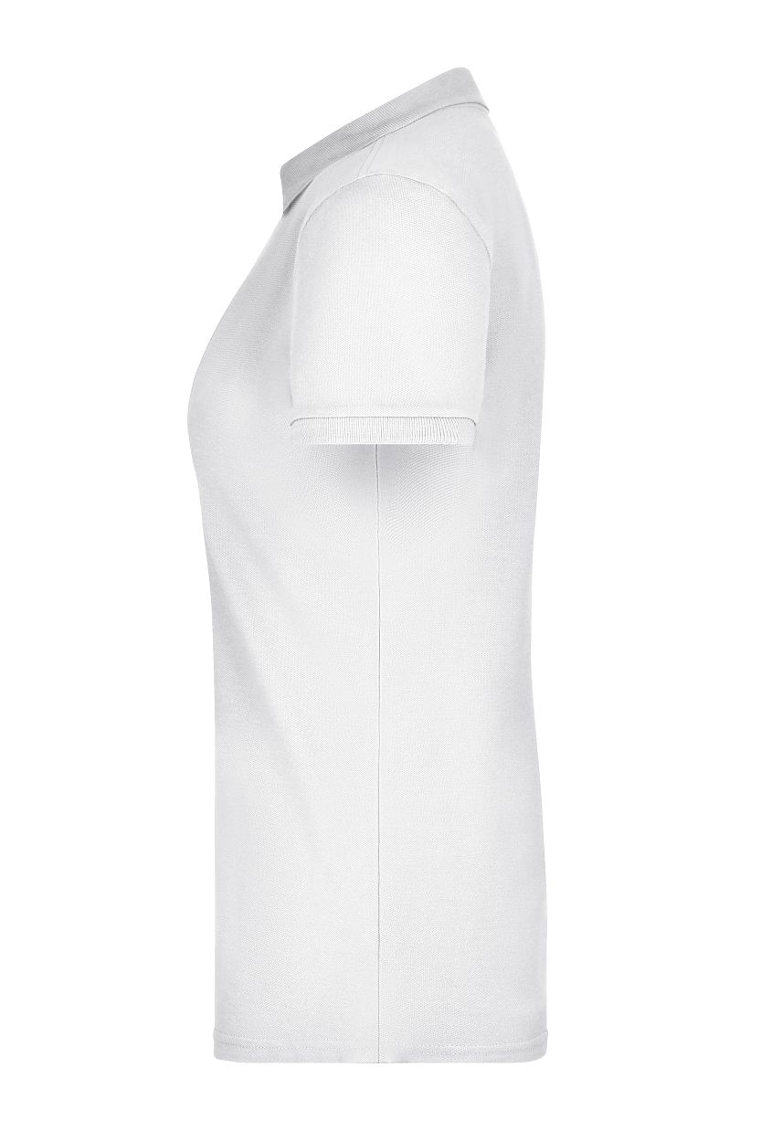 Ladies' Pima Polo "JN707" in White, Größe 2XL - Daiber