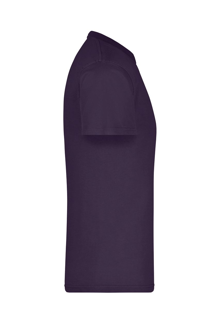 Round-T Heavy (180g/m²) "JN002" in Aubergine, Größe 5XL - Daiber