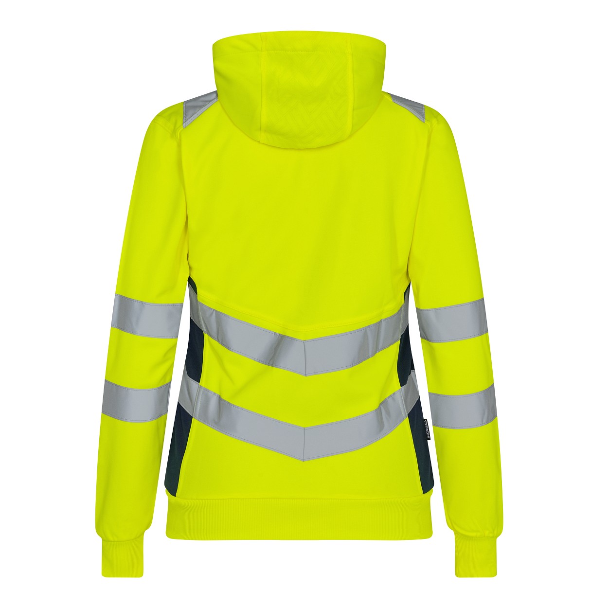 ENGEL Safety Damen Sweatcardigan in Gelb/Schwarz, Größe XS