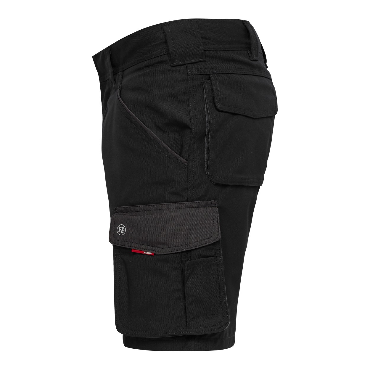 ENGEL Galaxy Arbeitsshorts in Schwarz/Anthrazit Grau, Größe 54