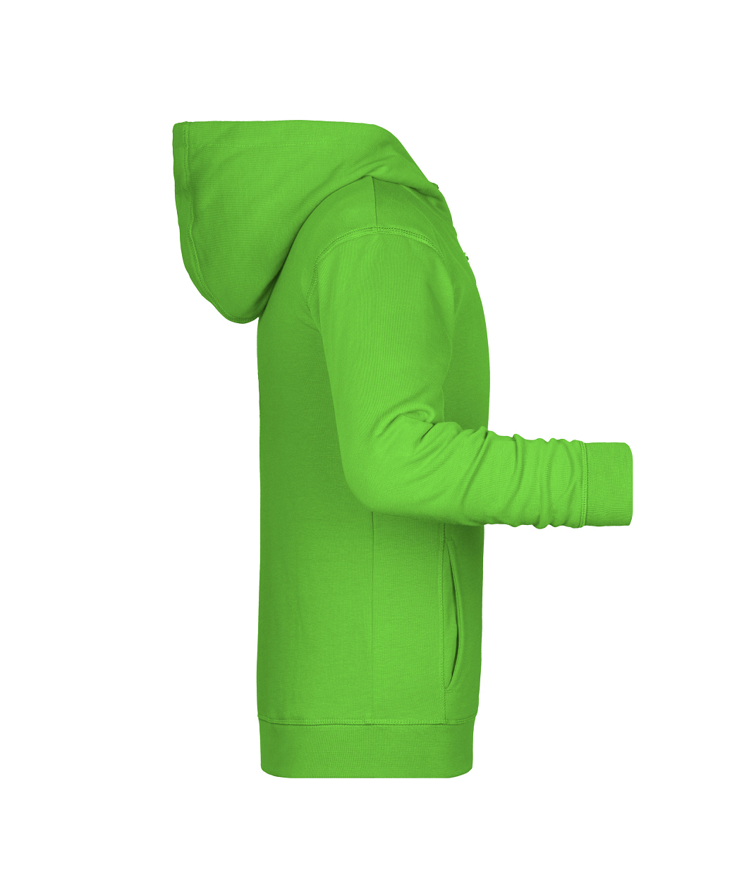 Children's Zip Hoody OCS Blended & RCS "8026K" in Lime-Green, Größe 2XL - Daiber