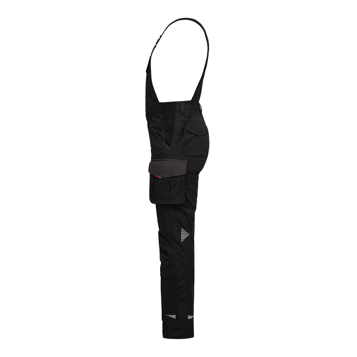 ENGEL Galaxy Damen Latzhose in Schwarz/Anthrazit Grau, Größe 48